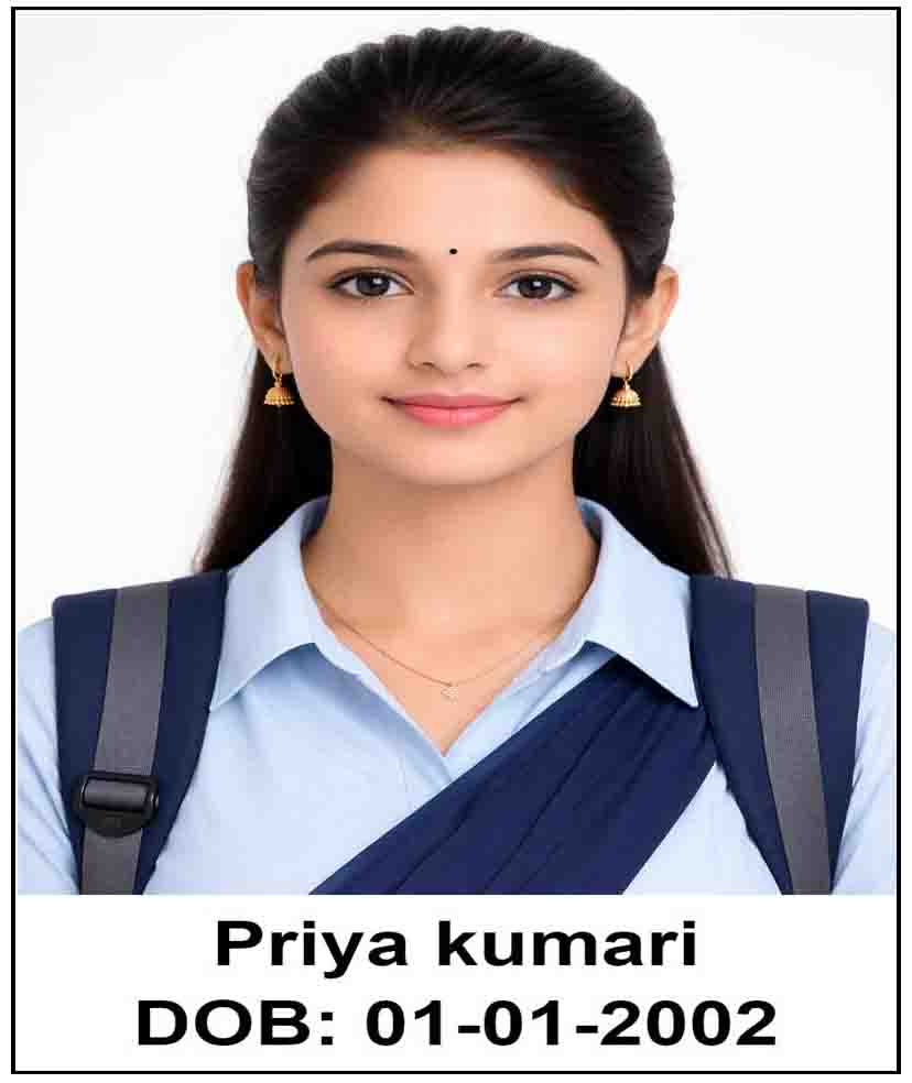 Photo Add Name And DOB