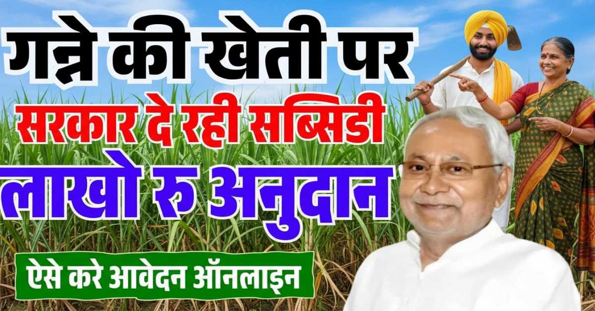 Bihar Ganna Vikas Yojana 2025: किसानों को मिलेगा सब्सिडी का लाभ, जानें आवेदन की पूरी प्रक्रिया