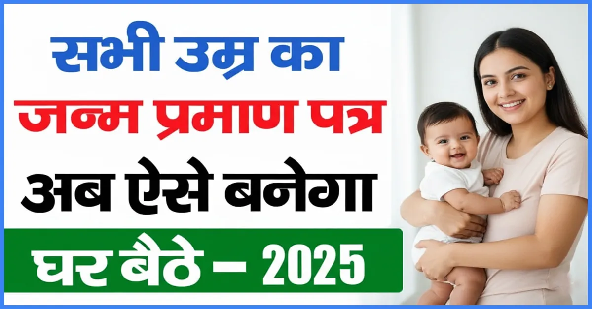 Birth Certificate Online 2025:जन्म प्रमाण पत्र कैसे बनाएं आसान स्टेप्स में जरूरी दस्तावेज और जाने पूरी प्रक्रिया