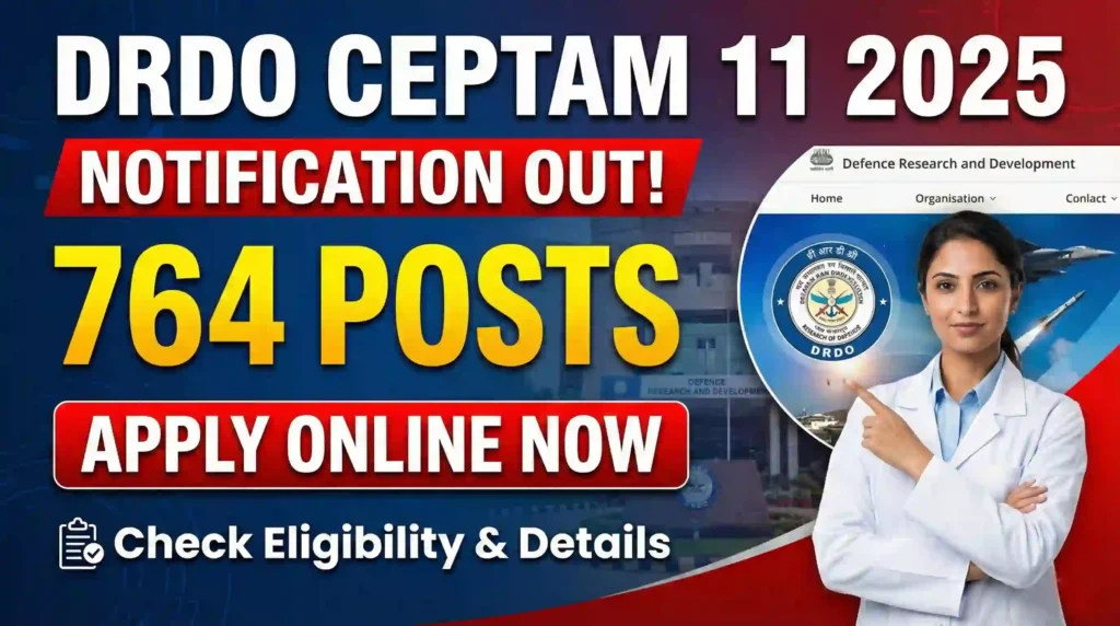 DRDO CEPTAM 11 Vacancy 2025