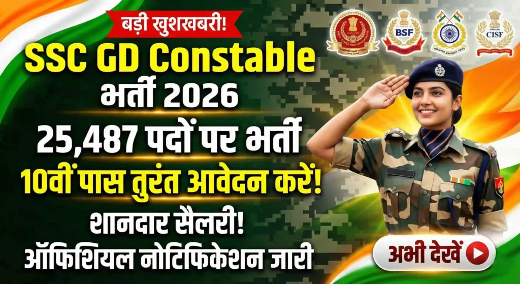 SSC GD Constable Vacancy 2026