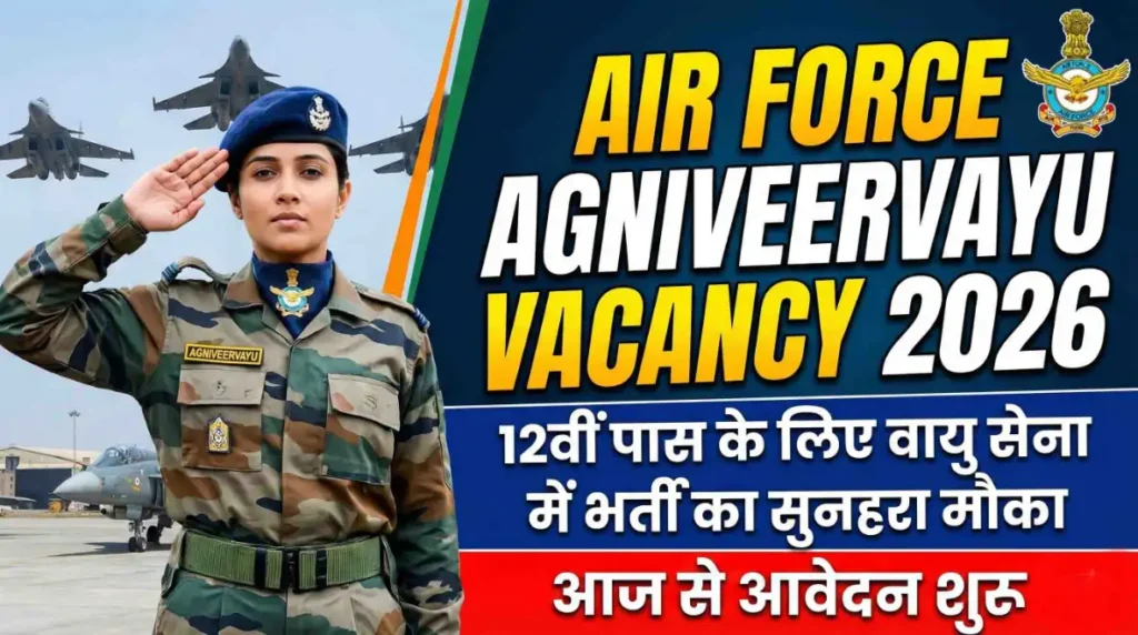 Air Force Agniveervayu Vacancy 2026