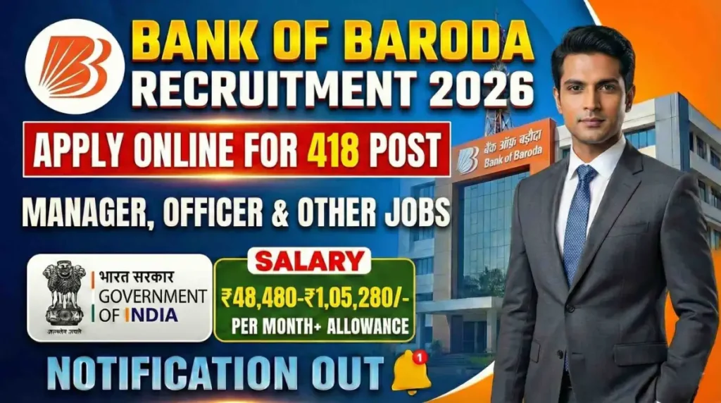 Bank of Baroda Bank Recruitment 2026