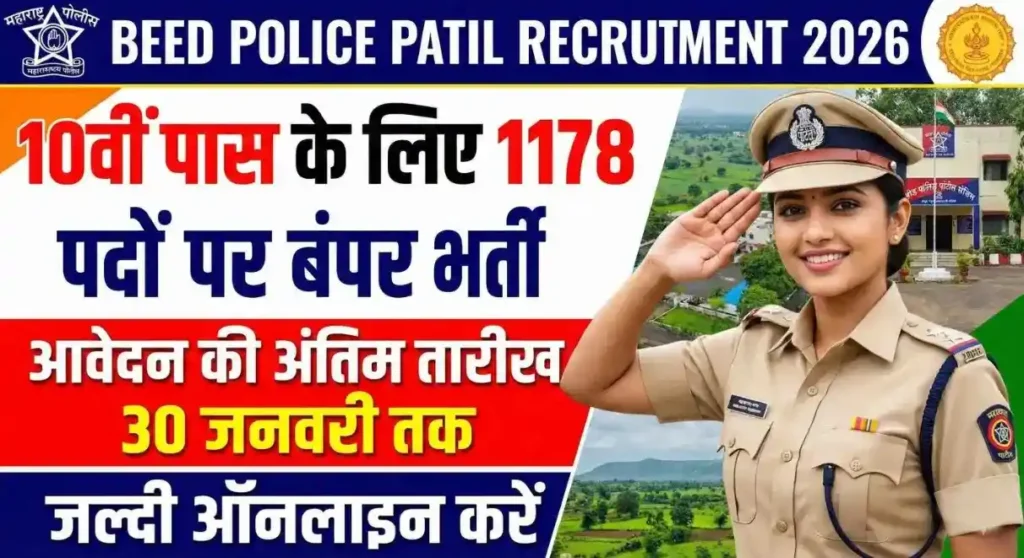 Beed Police Patil Recruitment 2026 