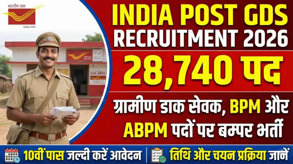 India Post GDS Recruitment 2026