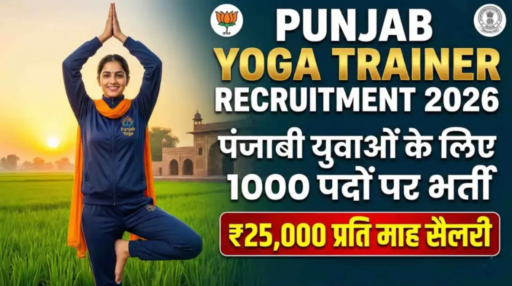 Punjab Yoga Trainer Recruitment 2026