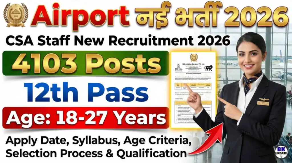 Airport Recruitment 2026