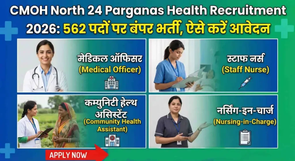 CMOH North 24 Parganas Health Recruitment 2026