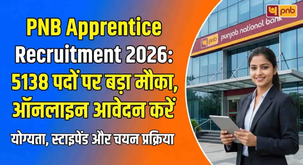 PNB Bank Apprentice Recruitment 2026