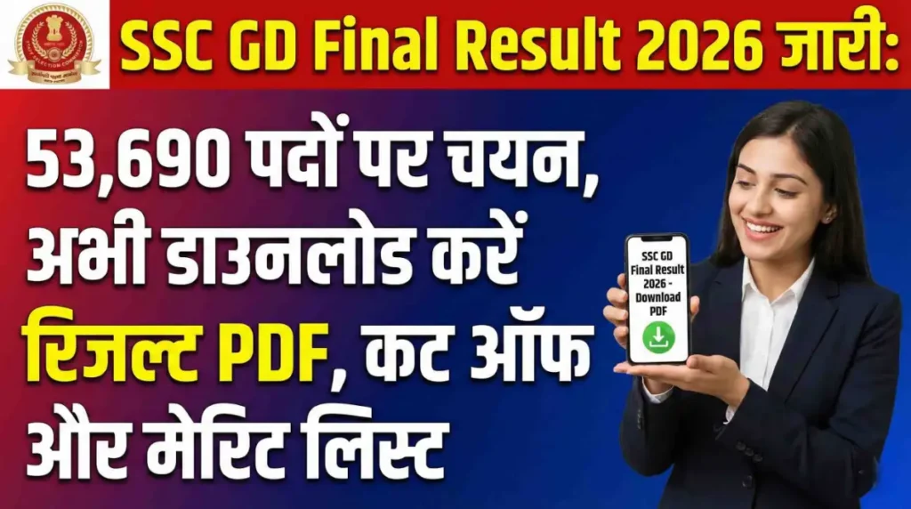 SSC GD Final Result 2026