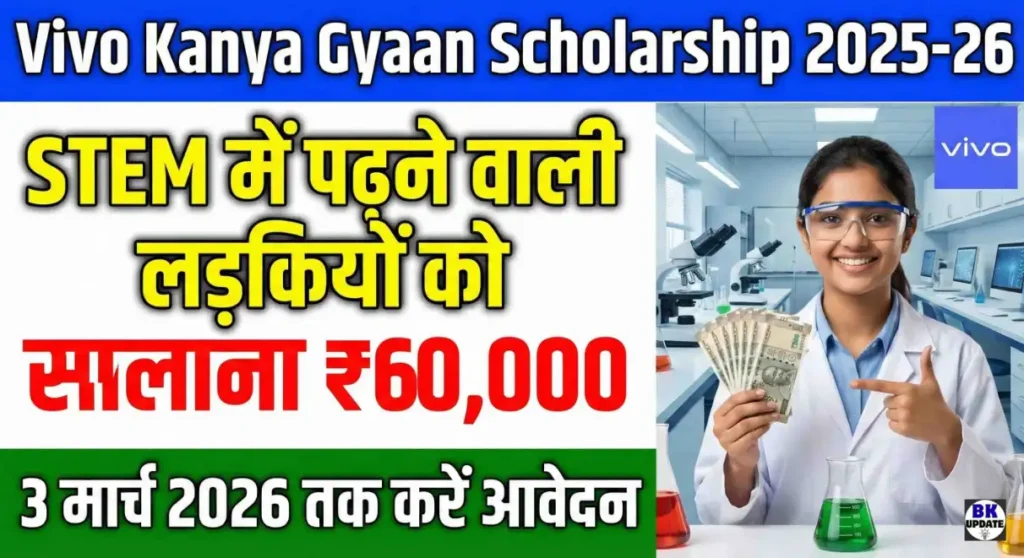 vivo KanyaGyaan Scholarship 2025–26