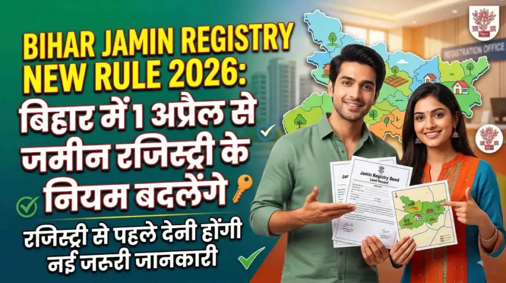 Bihar Jamin Registry New Rule 2026