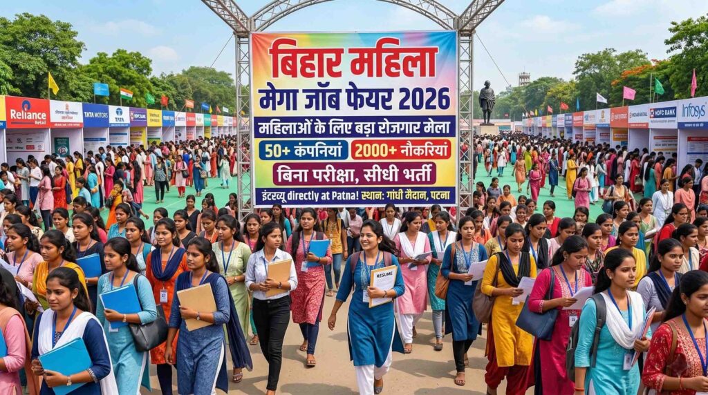 Bihar Mahila Mega Job Fair 2026