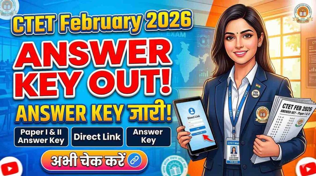 CTET February 2026 Answer Key Out