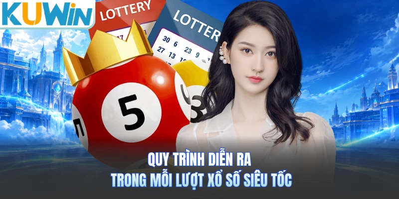 Quy trình diễn ra trong mỗi lượt xổ số siêu tốc 